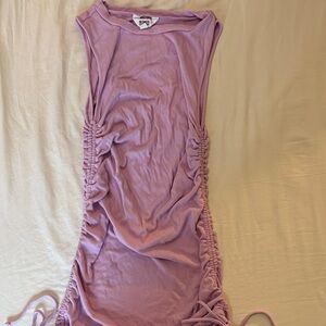 BB Dakota Lavender Ribbed Top